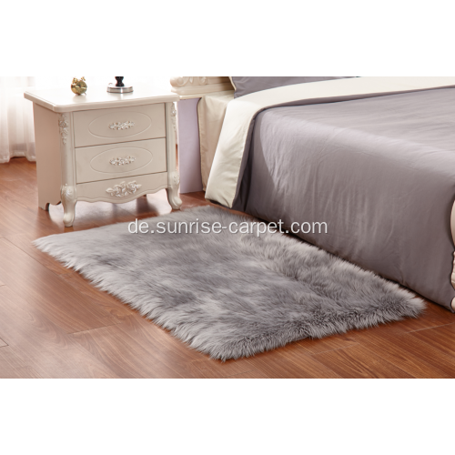 Faux Pelz Boden Teppich für zu Hause Multi-Farbe